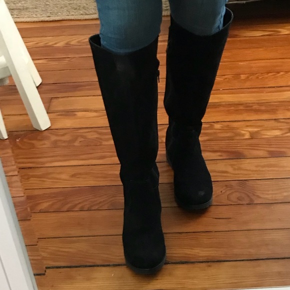 Seychelles black suede riding boot - Picture 7 of 8